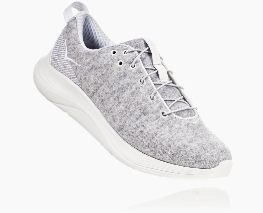 Hoka One One Tenisky Damske Siva - Hupana Flow Wool - 70254-NVLA